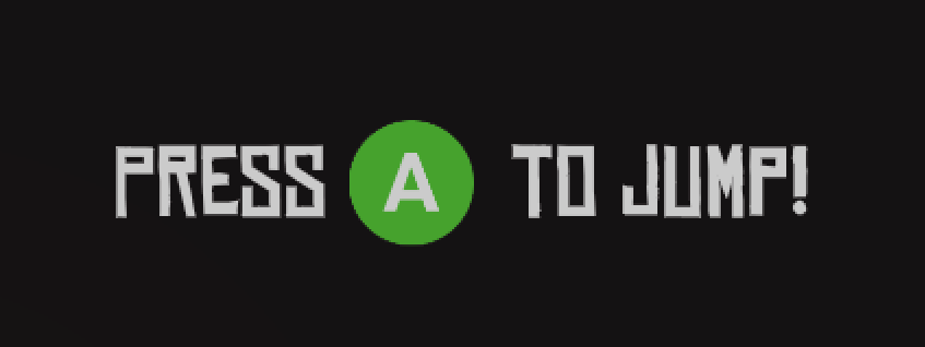 Prompt showing a controller glyph