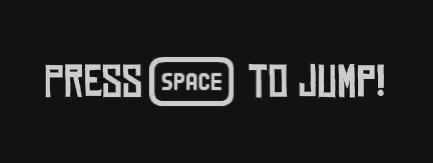 Prompt showing a keyboard glyph